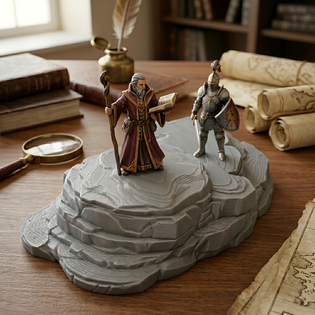 Rock Formation Platform Scene Model Kit